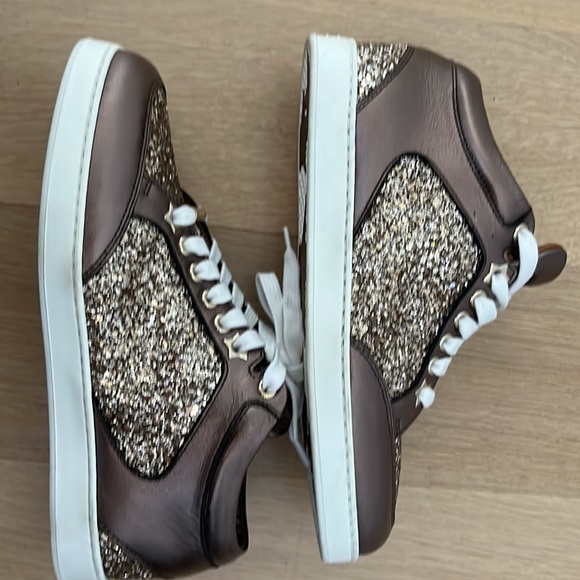 These are Jimmy Choo shoes. Made in Italy. They are a size 36. - Picture 9 of 11